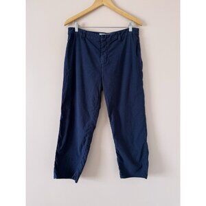 Frank & Eileen Kinsale Navy Salior Trousers Cotton Blend Careerwear Contemporary